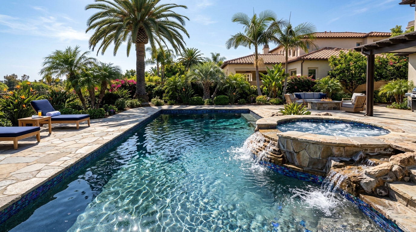 Complete Pool Remodeling & Resurfacing built by Clear Pool Builders